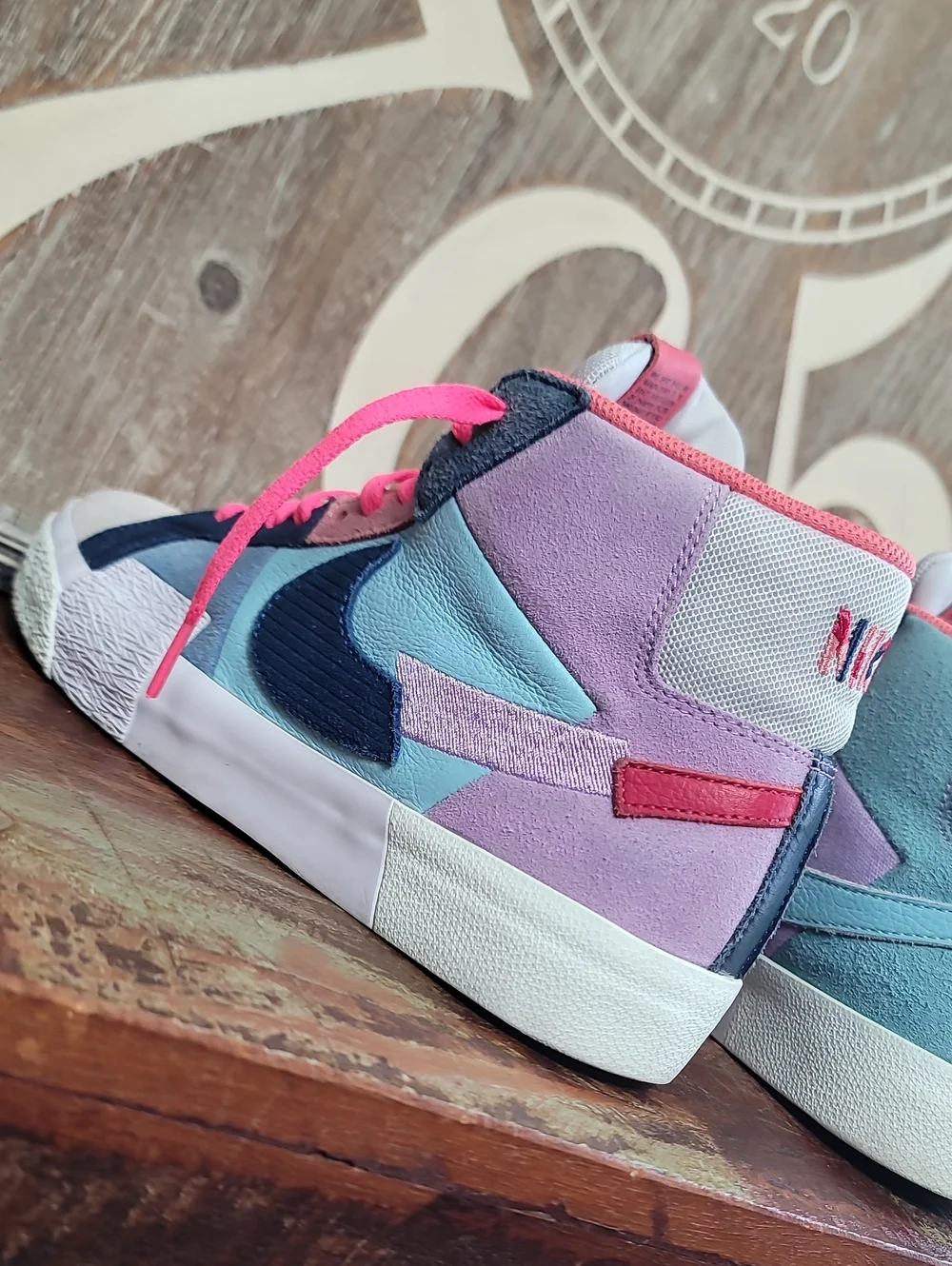 Nike Zoom Blazer Mid Premium SB 'Mosaic Pack-Multi' Wmns 9.5 Great Condition